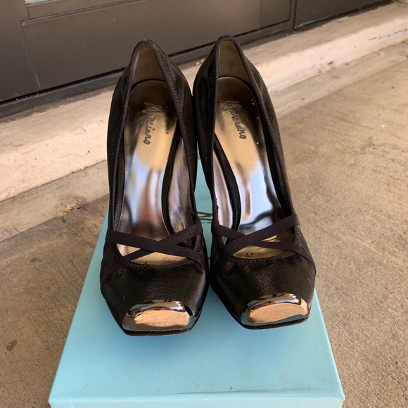 Marciano Shoes - Marciano black ballet inspired pump heels